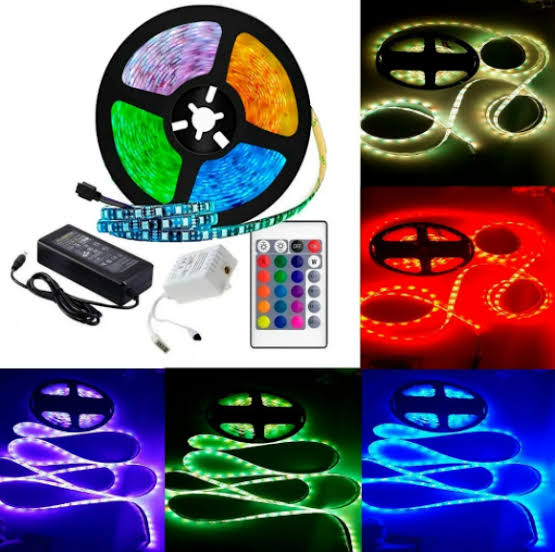 Tira led 5 metros 17 colores